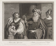 KG 15270
<br/>
Abraham zendt Hagar en Ismaël weg
<br/>
<em>Strange, Robert, Sir, (1721-1792)</em>